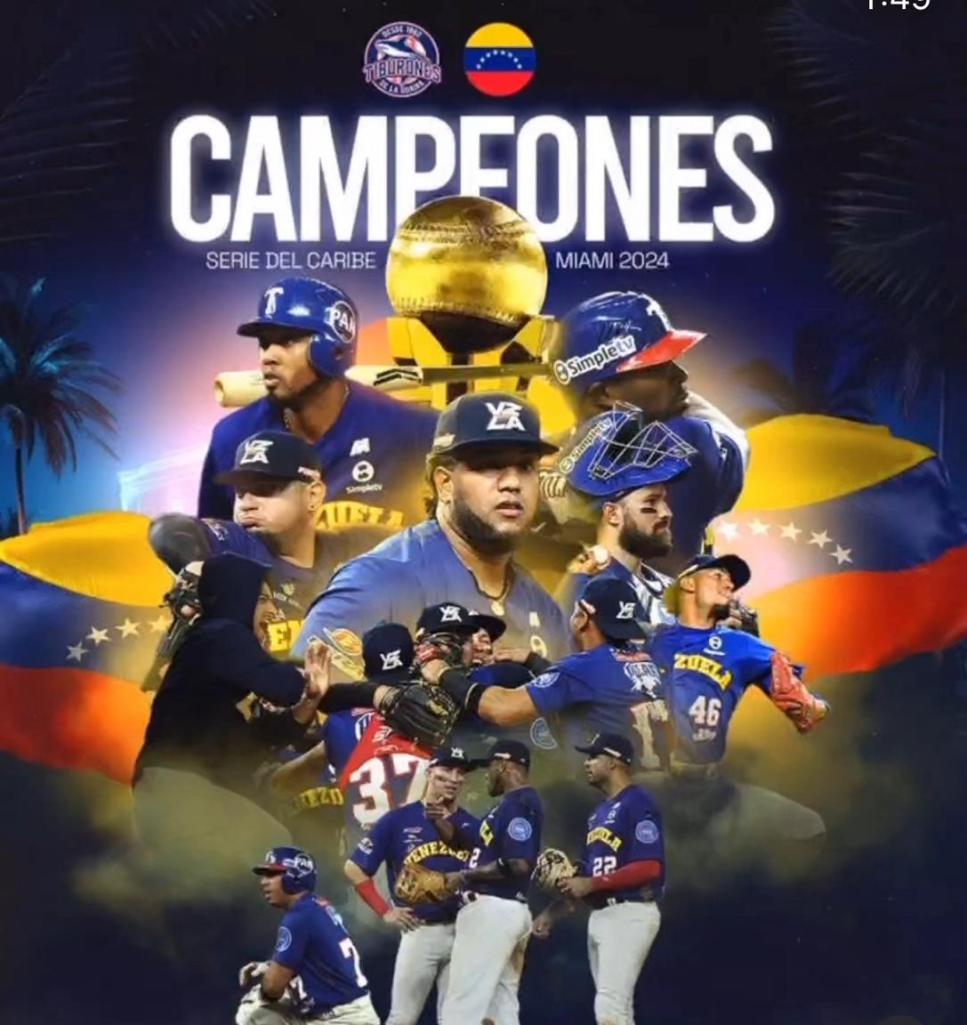 Venezuela triunfa en la Serie del Caribe Miami 2024